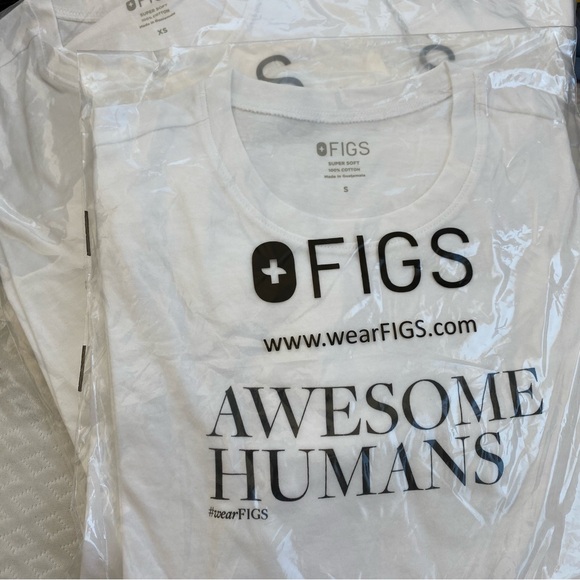 FIGS Awesome Humans Long sleeve Crew Underscrub - Picture 3 of 4